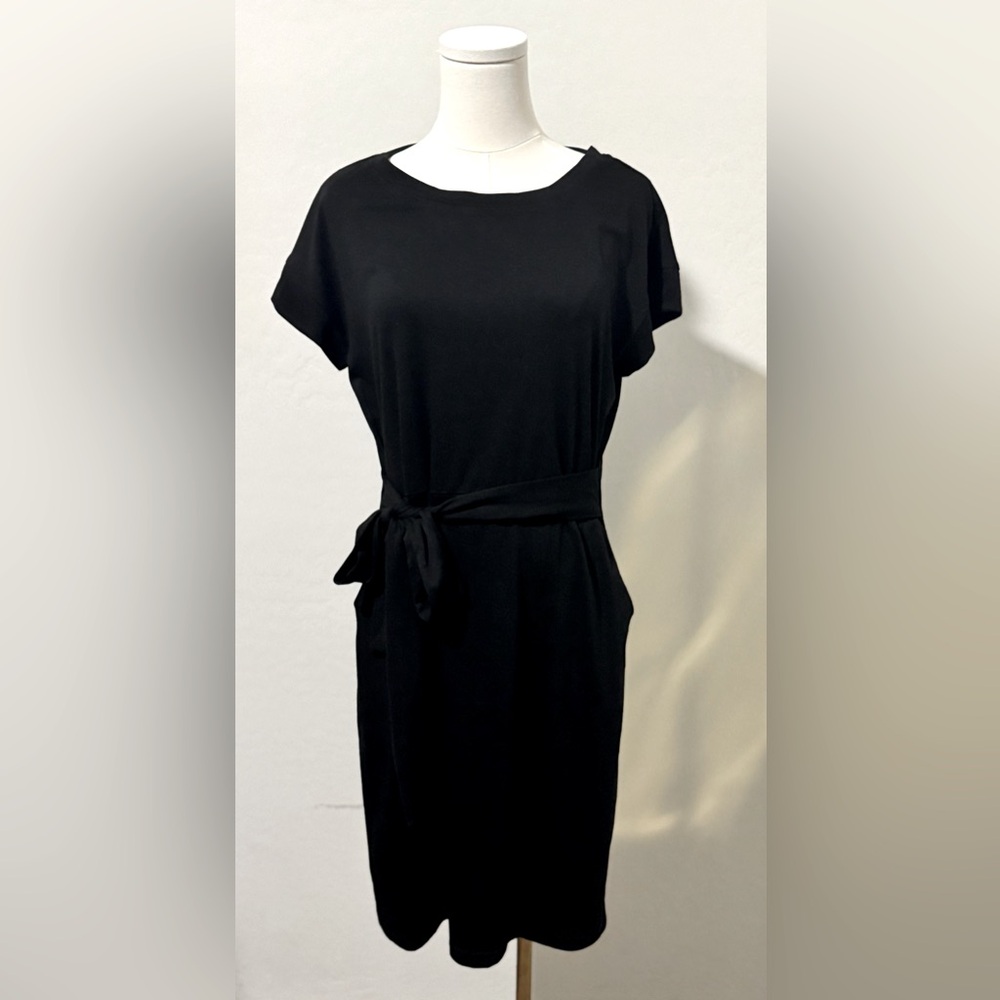 Meroketty Black T-Shirt Dress